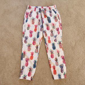 NWOT J. Crew Seaside Pants in Ratti Painted Pineapple SUMMER